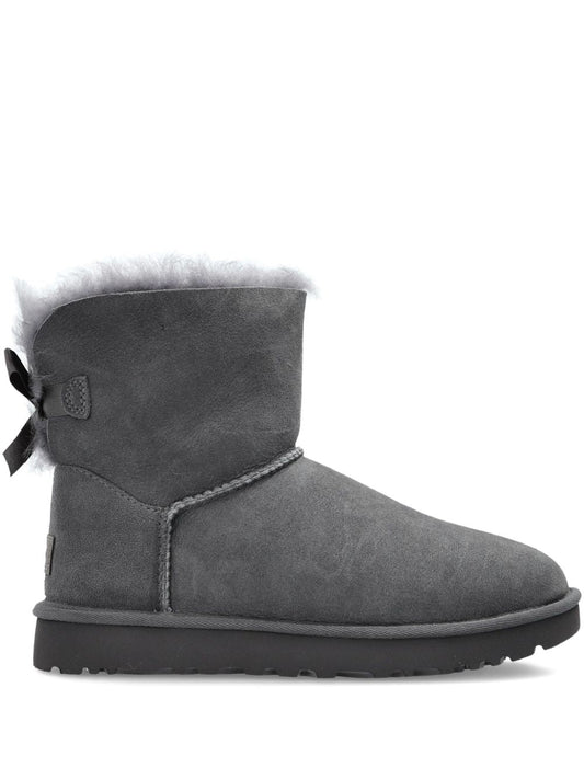UGG Mini Bailey Bow II Boot Grey_Unique Store