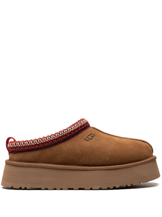 UGG Tazz Black Contrast Stitch Slippers_Unique Store