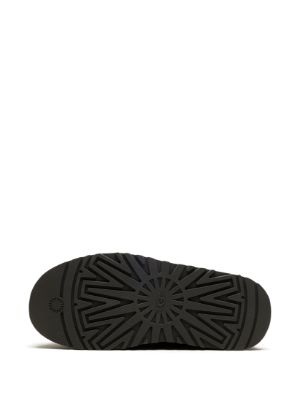 UGG Tazz Dark Brown Contrast Stitch Slippers