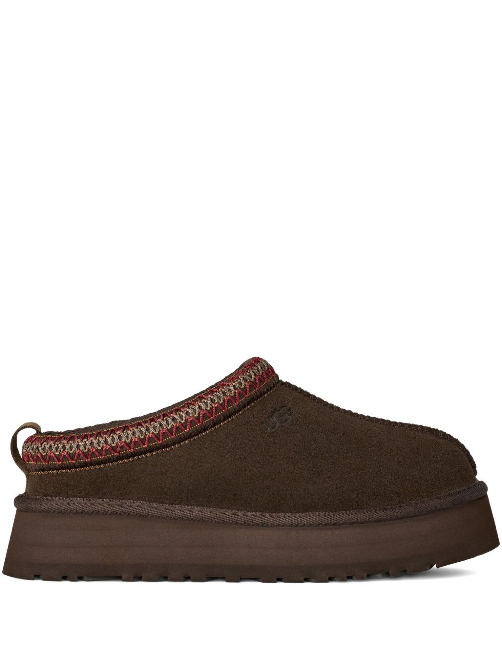 UGG Tazz Dusted Cocoa Contrast Stitch Slippers_Unique Store