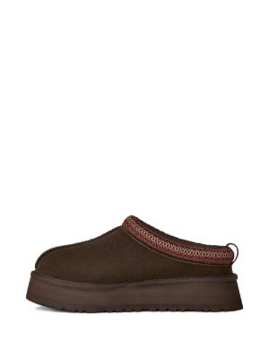 UGG Tazz Dusted Cocoa Contrast Stitch Slippers