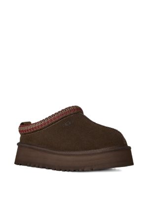 UGG Tazz Dusted Cocoa Contrast Stitch Slippers