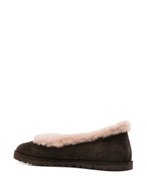 UGG Zora Ballet Flat Dark Brown