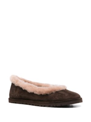 UGG Zora Ballet Flat Dark Brown