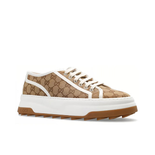 Gucci White Brown Sneakers