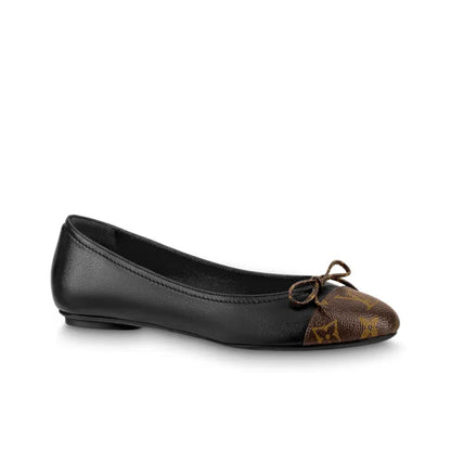 Louis Vuitton LV Popi Sheepskin Slip-On Ballet Slim Black