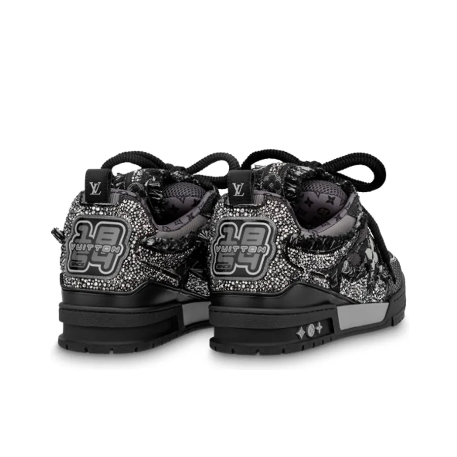 Louis Vuitton LV Skate Black Swarovski Monogran Sneaker
