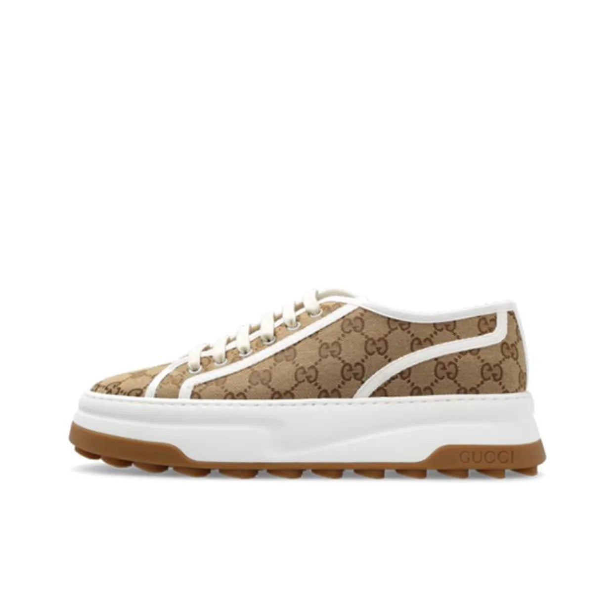 Gucci White Brown Sneakers