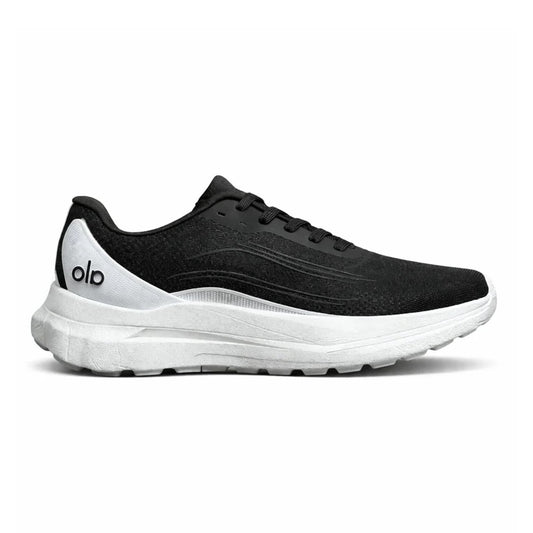 ALO Runner Black White Sneakers_Unique Store