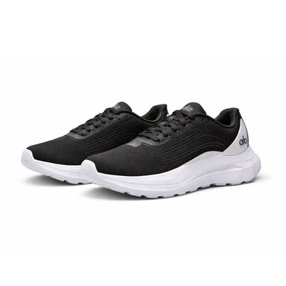 ALO Runner Black White Sneakers