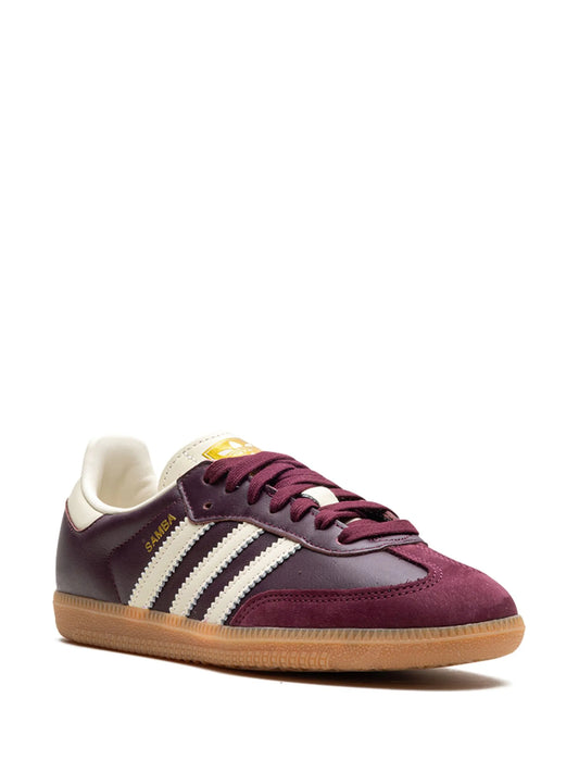 Adidas Samba Maroon/Core White/Gold Metallic