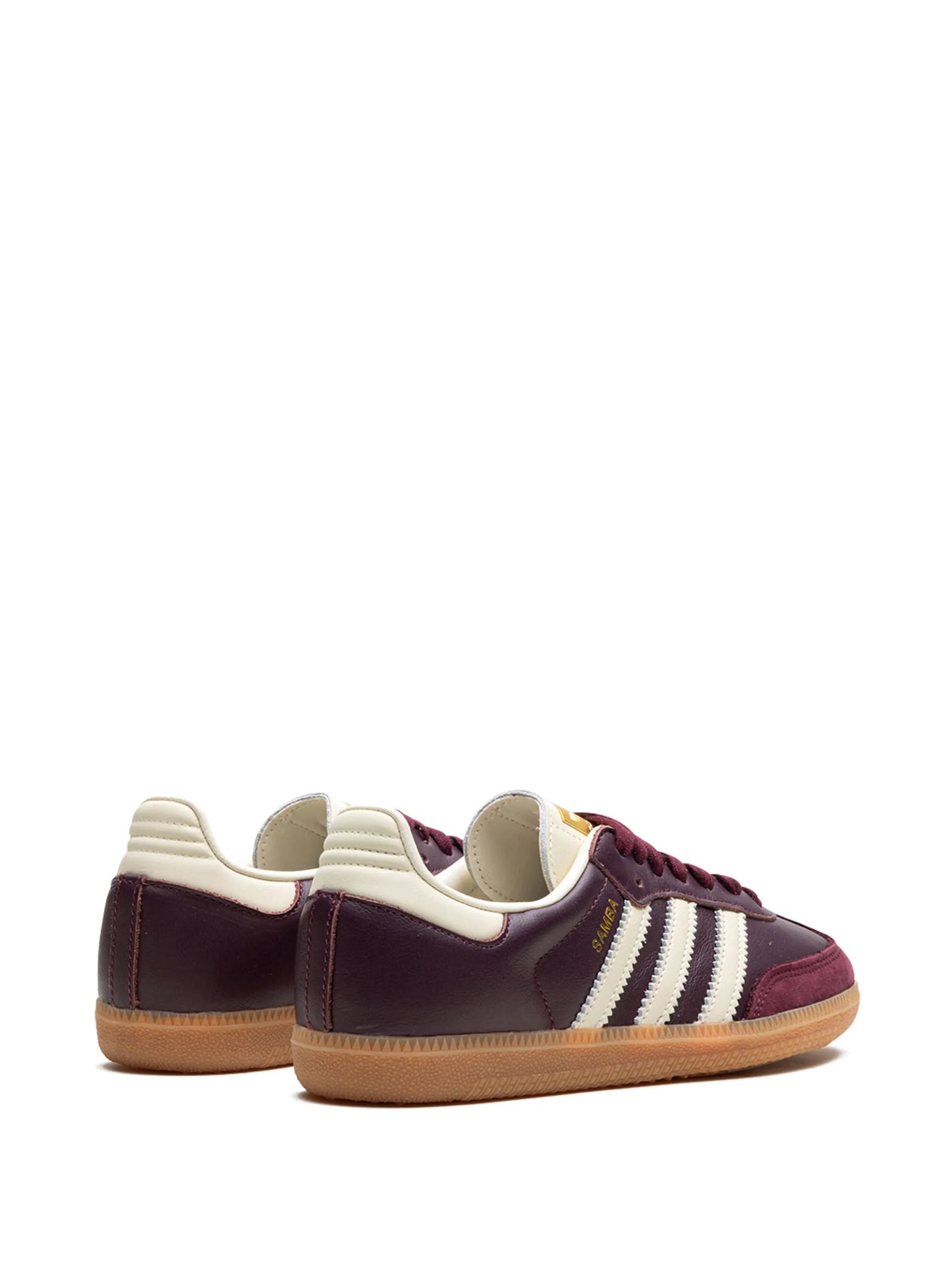 Adidas Samba Maroon/Core White/Gold Metallic
