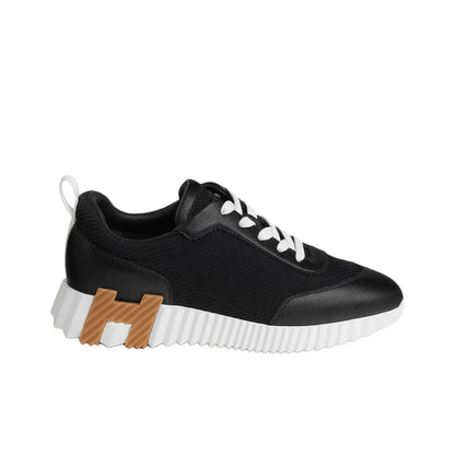 Hermès Bouncing Noir Blanc Étoupe Sneakers_Unique Store