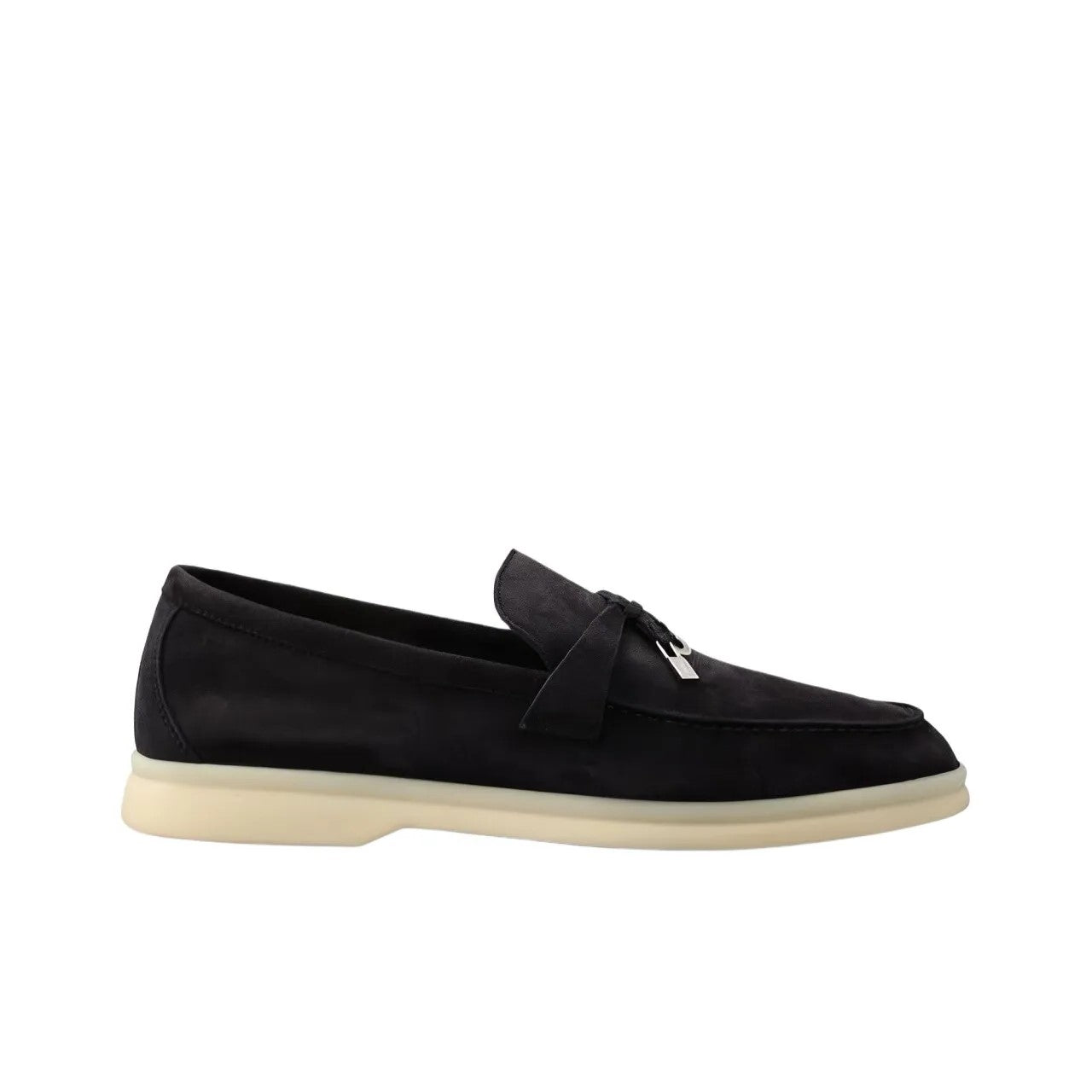 Loro Piana Summer Walk Loafer Colour Black Suede_Unique Store