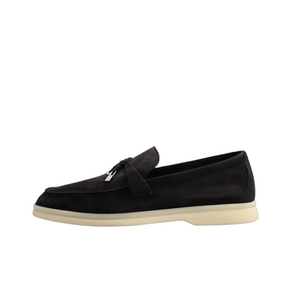 Loro Piana Summer Walk Loafer Colour Black Suede