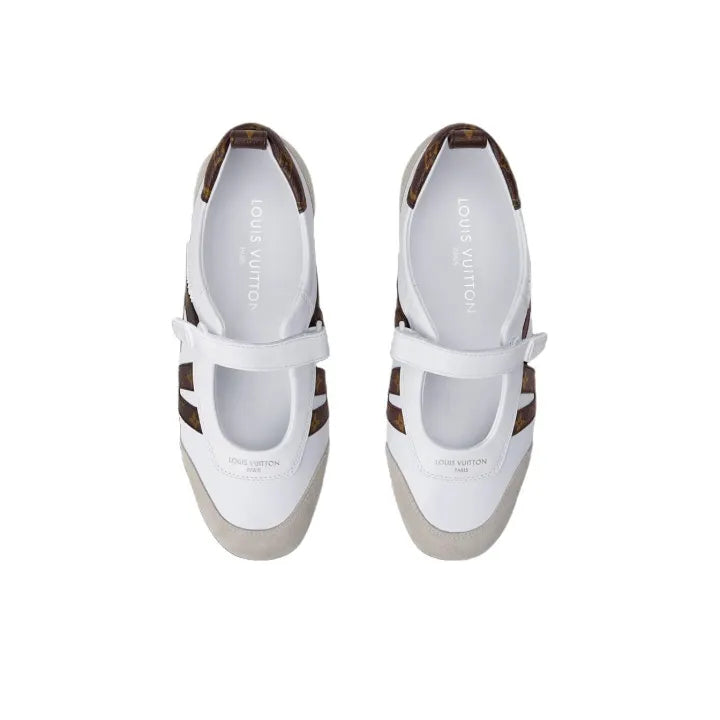 Louis Vuitton LV Sneakerina Mary Jane White