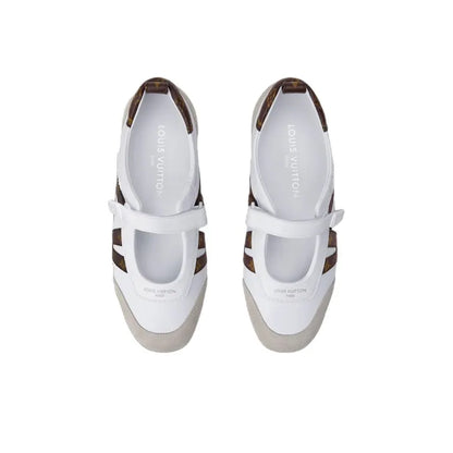 Louis Vuitton LV Sneakerina Mary Jane White