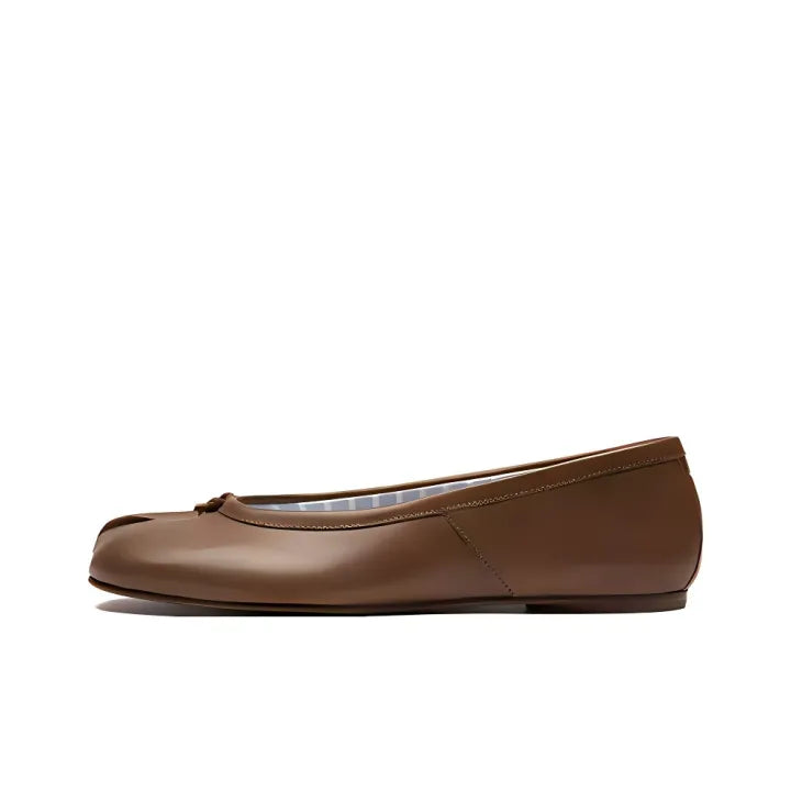 Maison Margiela Tabi Brwon Ballerina Flats