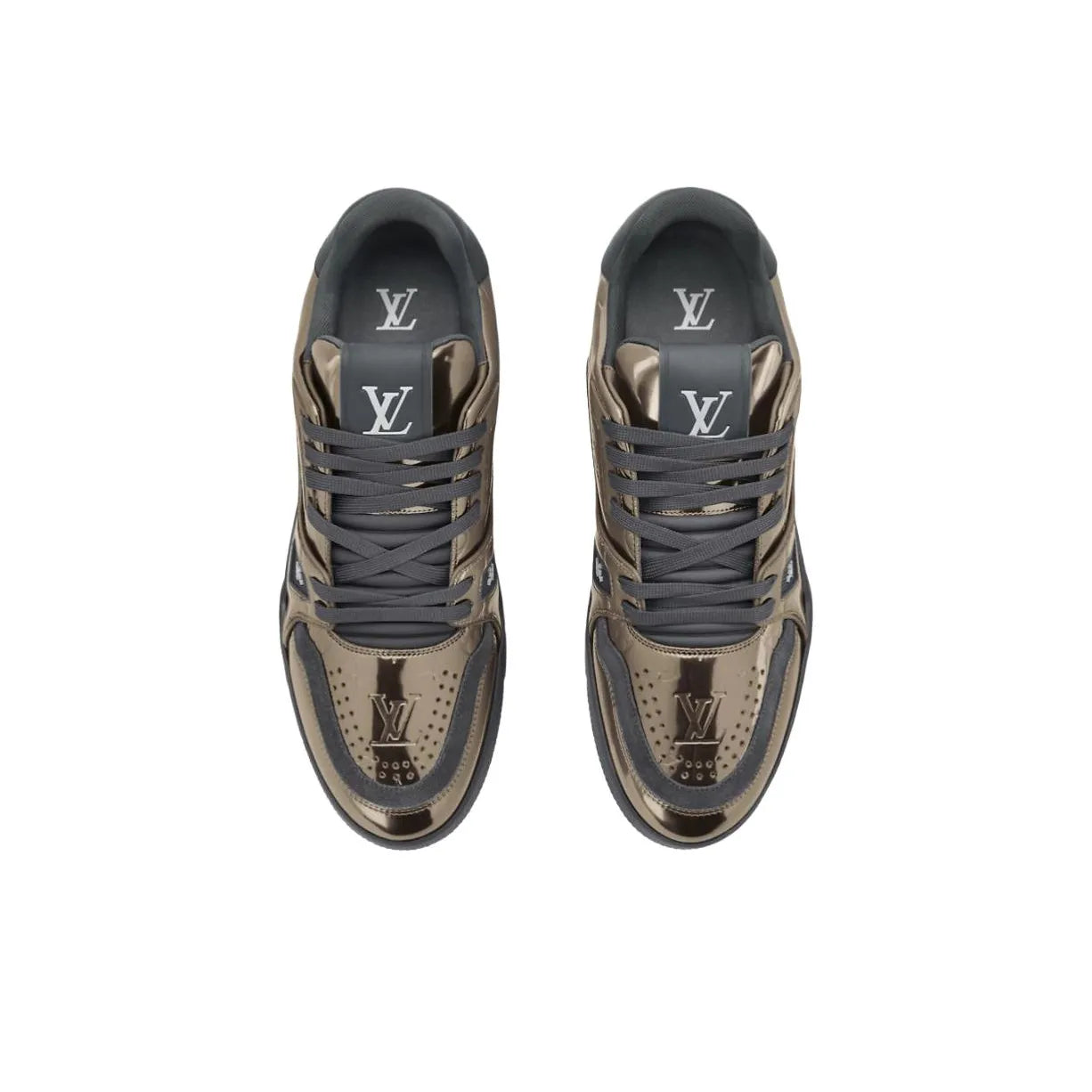 Louis Vuitton x LV Trainer #54 Signature Gold Black sneaker