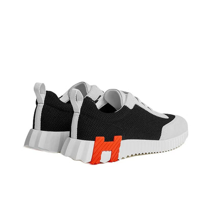 Hermès Bouncing Noir Blanc Orange Sneakers