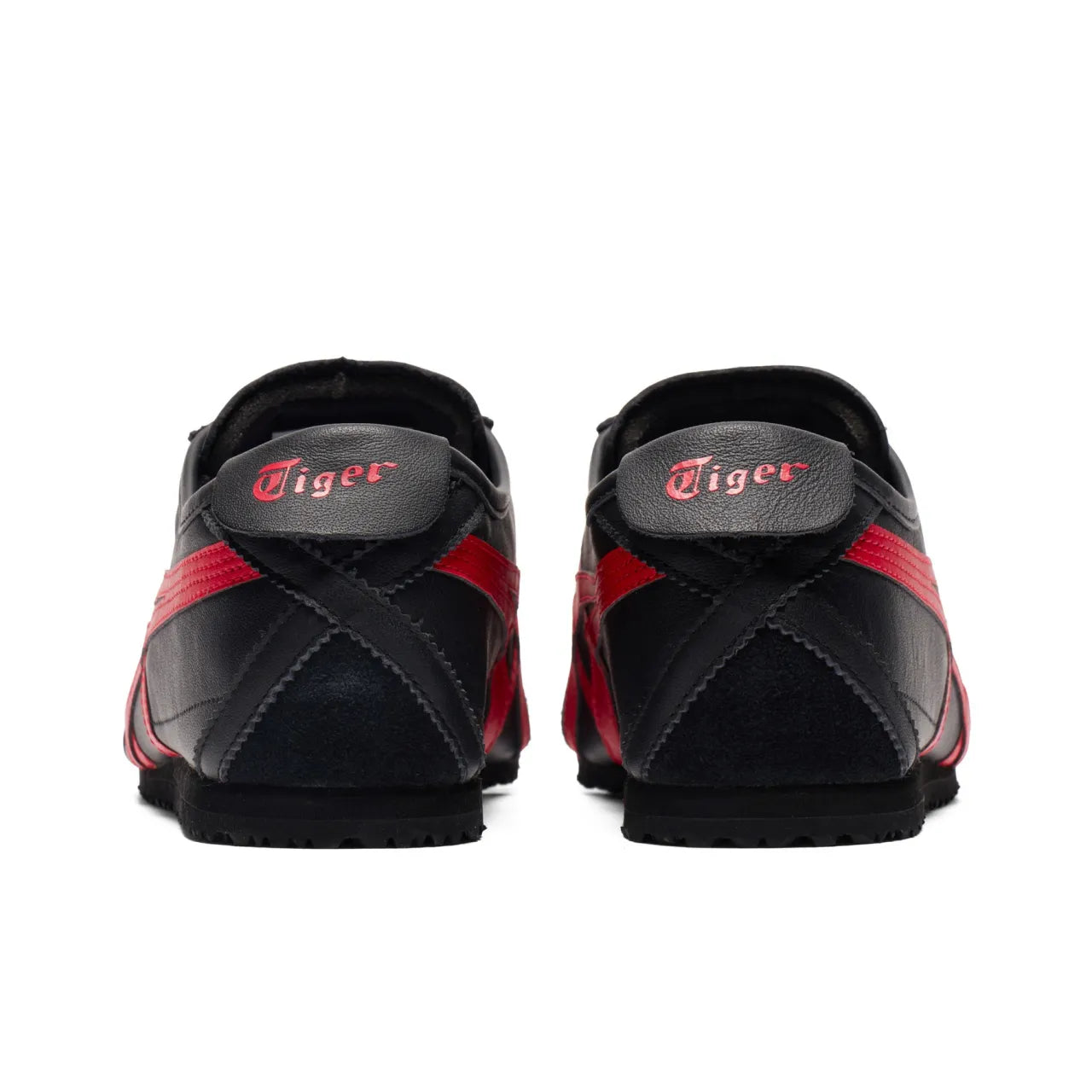 Onitsuka Tiger Mexico 66 Black Classic Red Sneakers