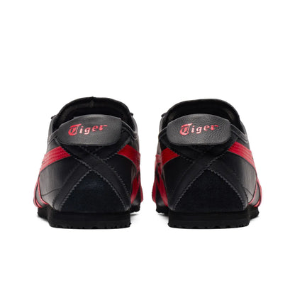 Onitsuka Tiger Mexico 66 Black Classic Red Sneakers