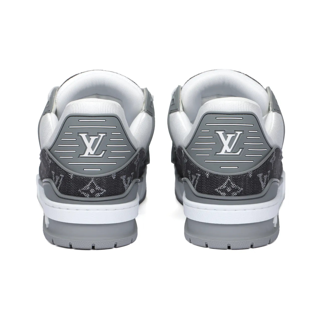 Louis Vuitton LV Trainer Monogram Denim Grey White Sneaker