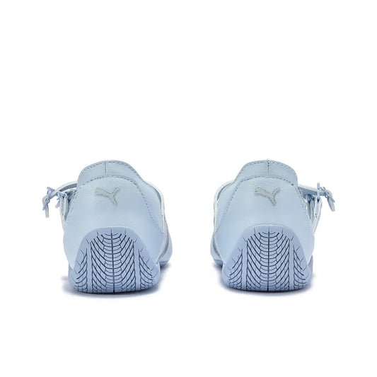 Puma Speedcat Ballet Light Blue and Silver Ballet Flats