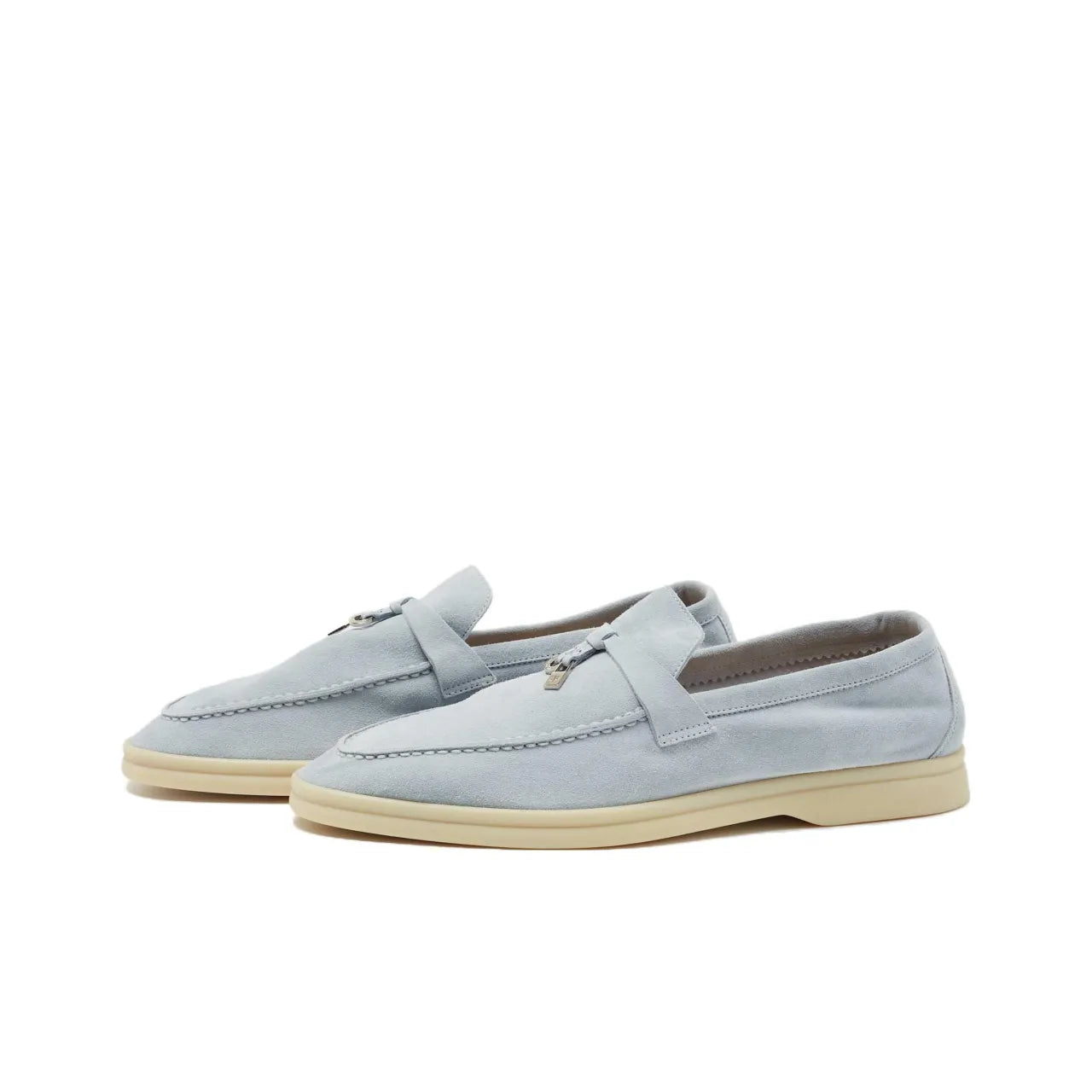 Loro Piana Summer Charms Walk Loafer Spring Waterfall Melange