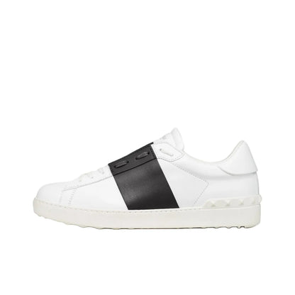 Valentino Garavani In Calfskin White Black open sneakers