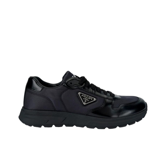 PRADA Prax 01 Leather Nylon Black Shoes_Unique Store