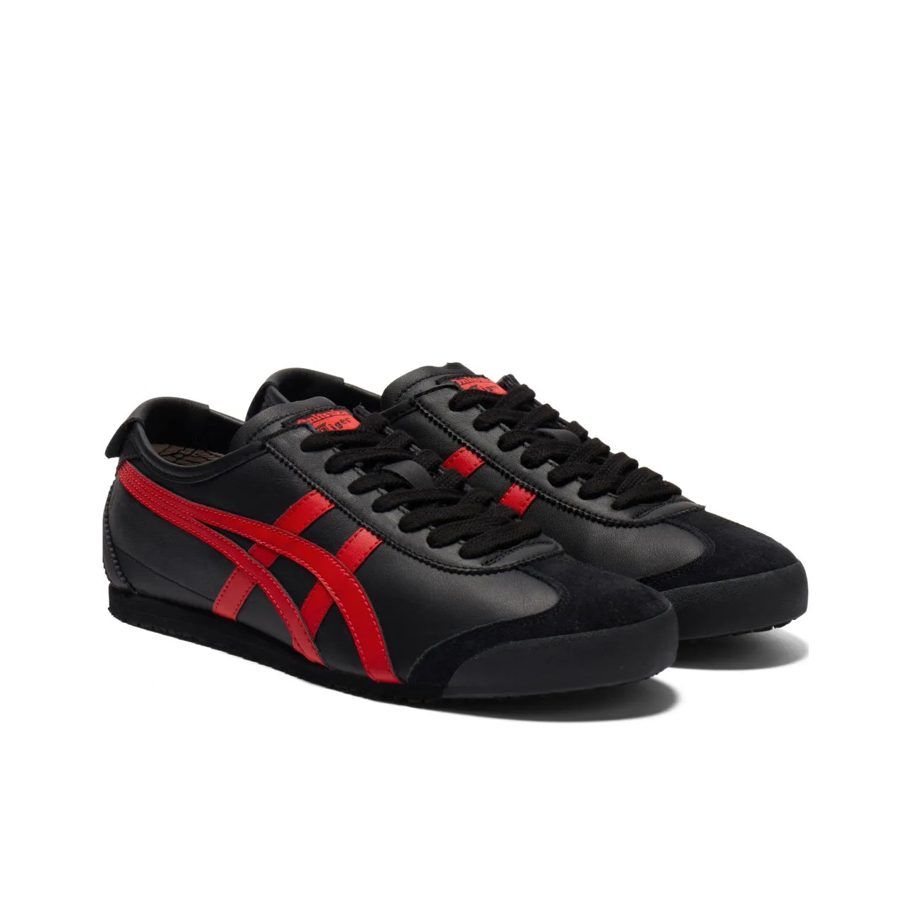 Onitsuka Tiger Mexico 66 Black Classic Red Sneakers