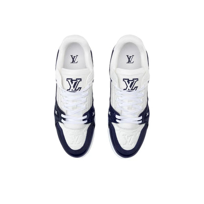 Louis Vuitton LV Trainer Lunar New Year Gifts Navy Blue White Sneaker