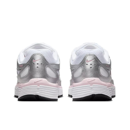 Nike P 6000 Abrasion Resistant White Silver Pink Sneakers