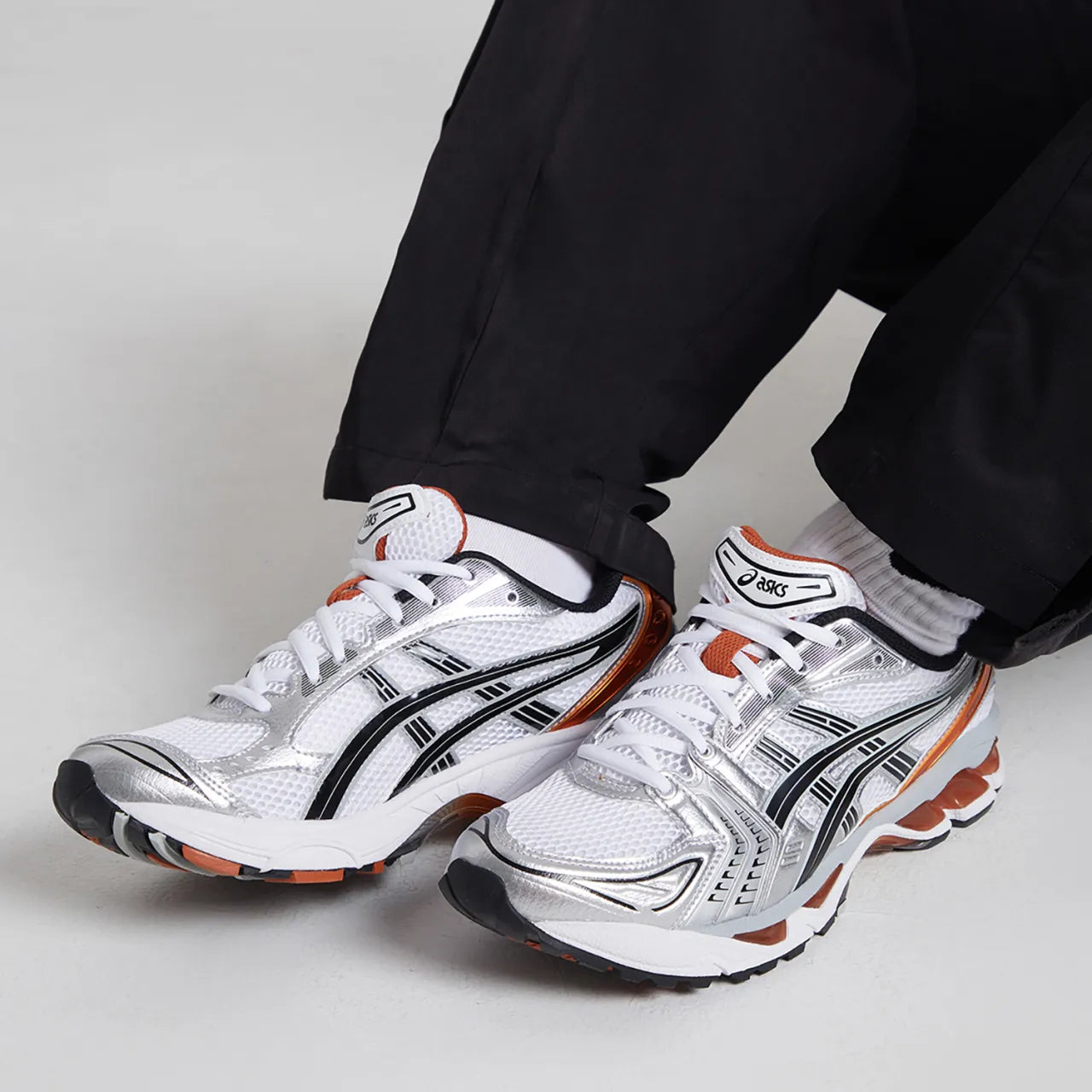 Asics Gel Kayano 14 White Piquant Orange