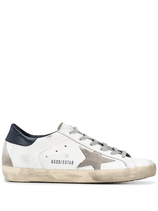 Golden Goose Super-Star Navy heel tab Sneakers_Unique Store