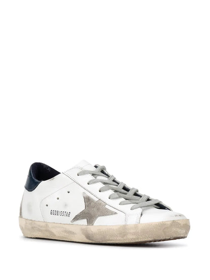 Golden Goose Super-Star Navy heel tab Sneakers