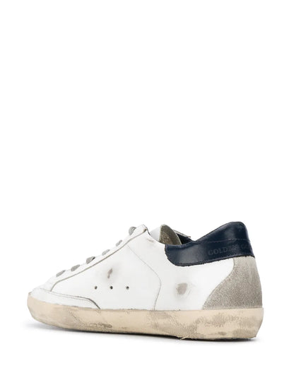 Golden Goose Super-Star Navy heel tab Sneakers