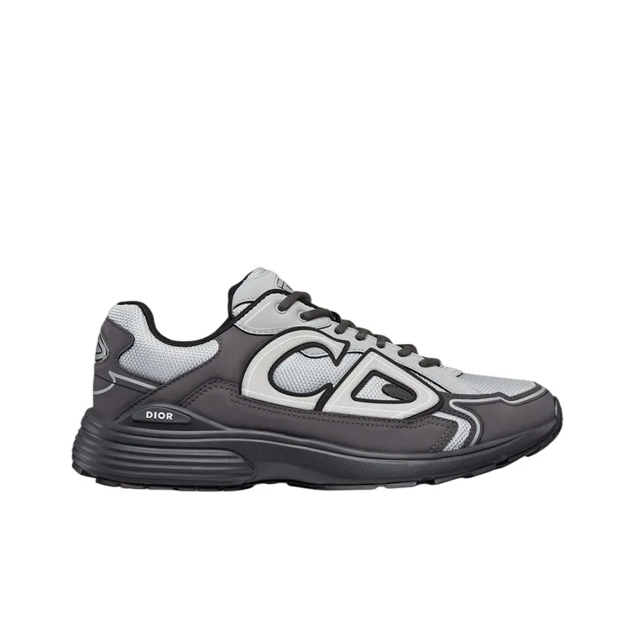 DIOR B30 CD Shoes Mesh Fabric Textile Gray Shoes_Unique Store