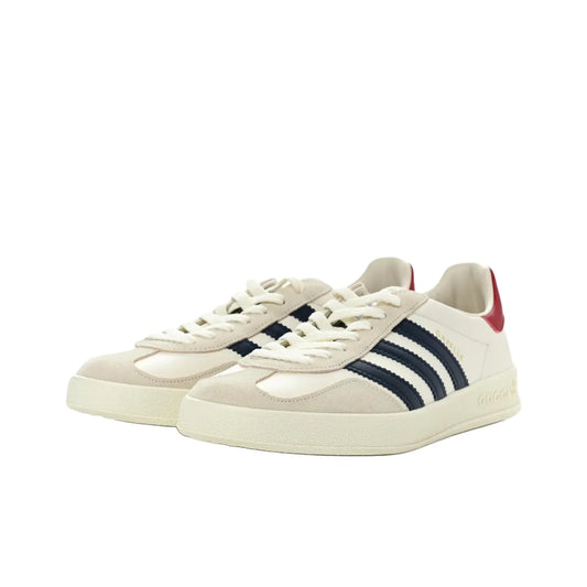 Gucci X Adidas Gazelle White Sneakers