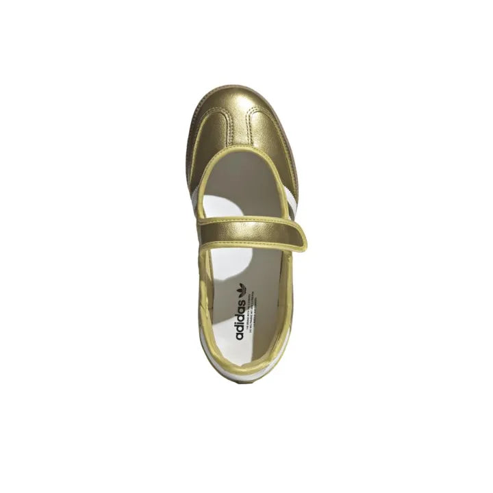 Adidas Samba Mary Jane Gold White Ballet Falts