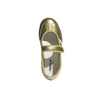 Adidas Samba Mary Jane Gold White Ballet Falts