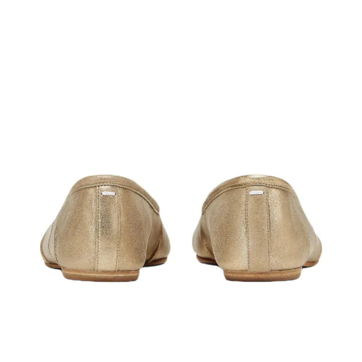 Maison Margiela Tabi Gold Ballerina Flats