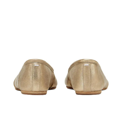 Maison Margiela Tabi Gold Ballerina Flats
