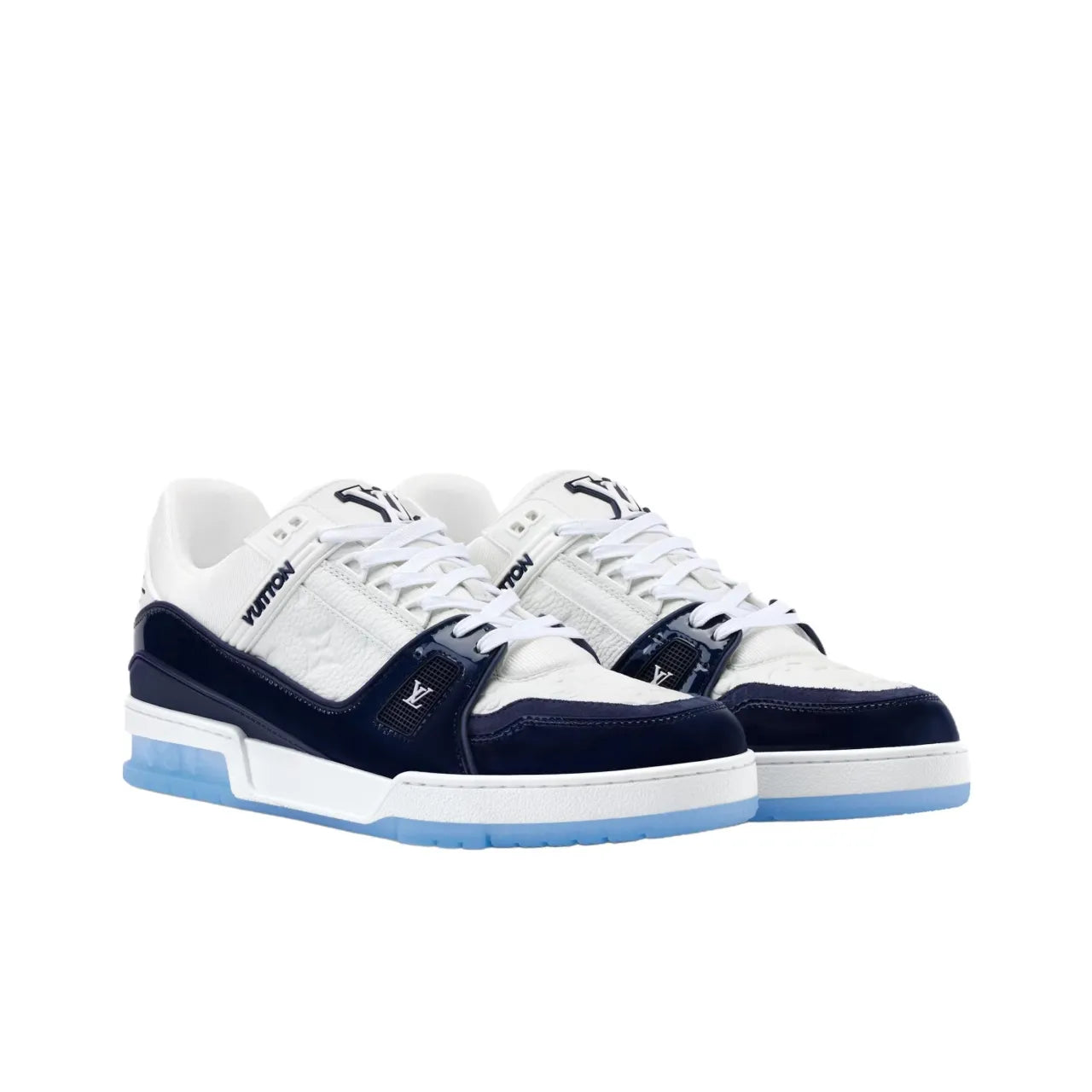Louis Vuitton LV Trainer Lunar New Year Gifts Navy Blue White Sneaker