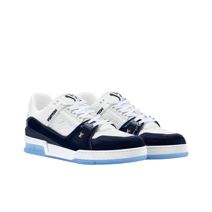 Louis Vuitton LV Trainer Lunar New Year Gifts Navy Blue White Sneaker