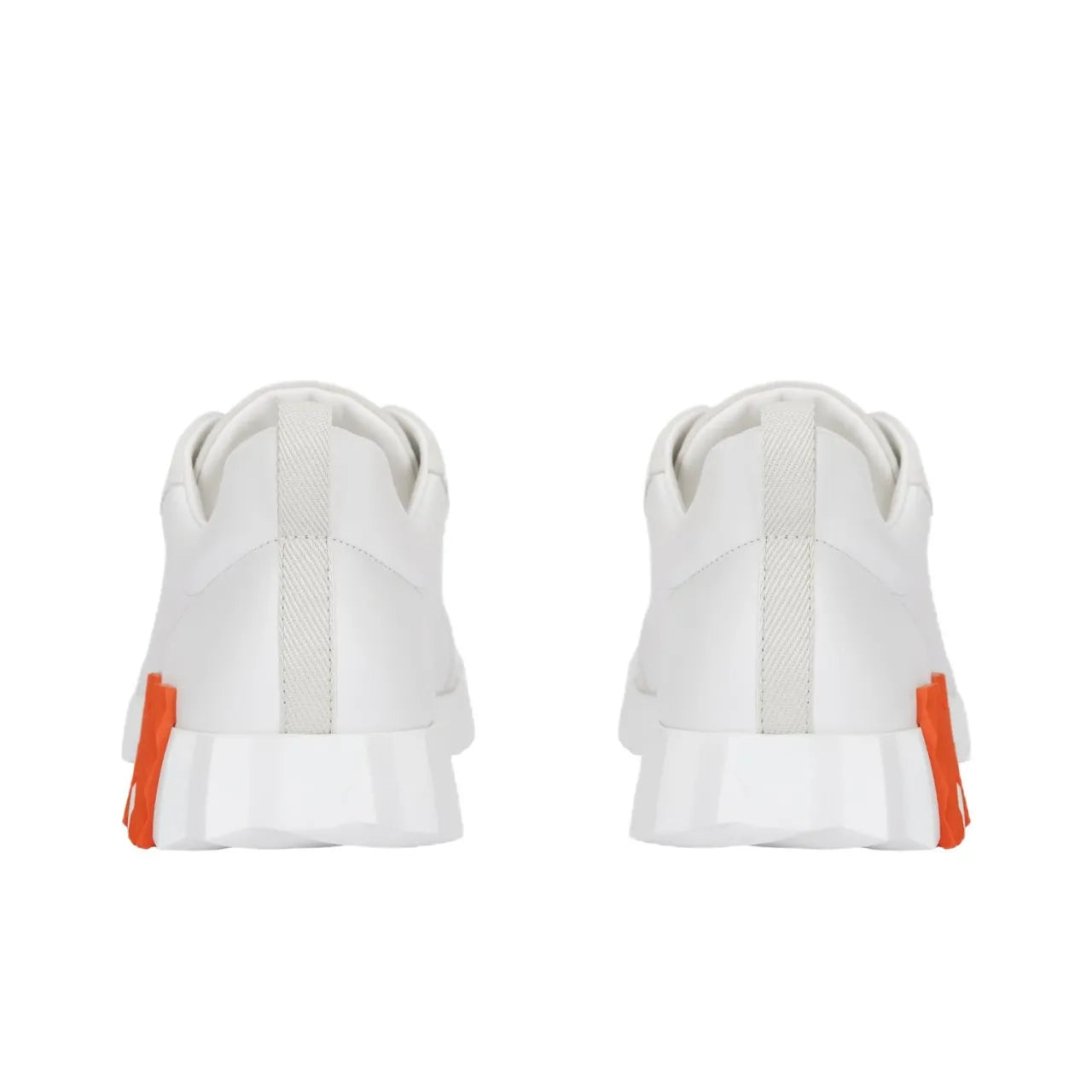 Hermès Bouncing Blanc Orange Sneakers