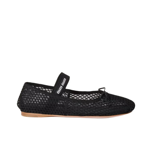 Miu Miu Slim Black Mary Jane Shoes_Unique Store