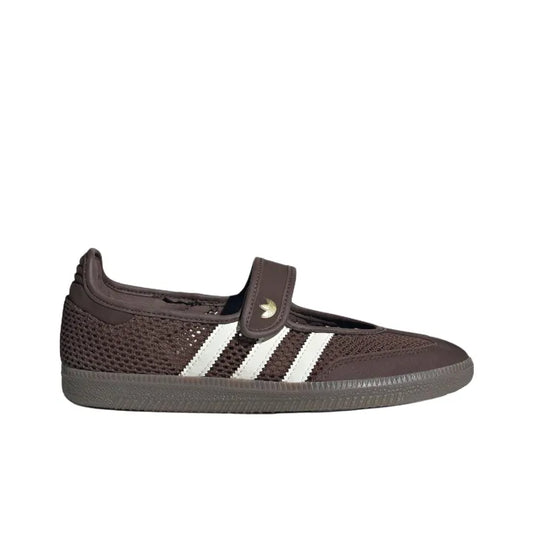 Adidas Samba Jane Mary Jane Shoes Brown Jade White