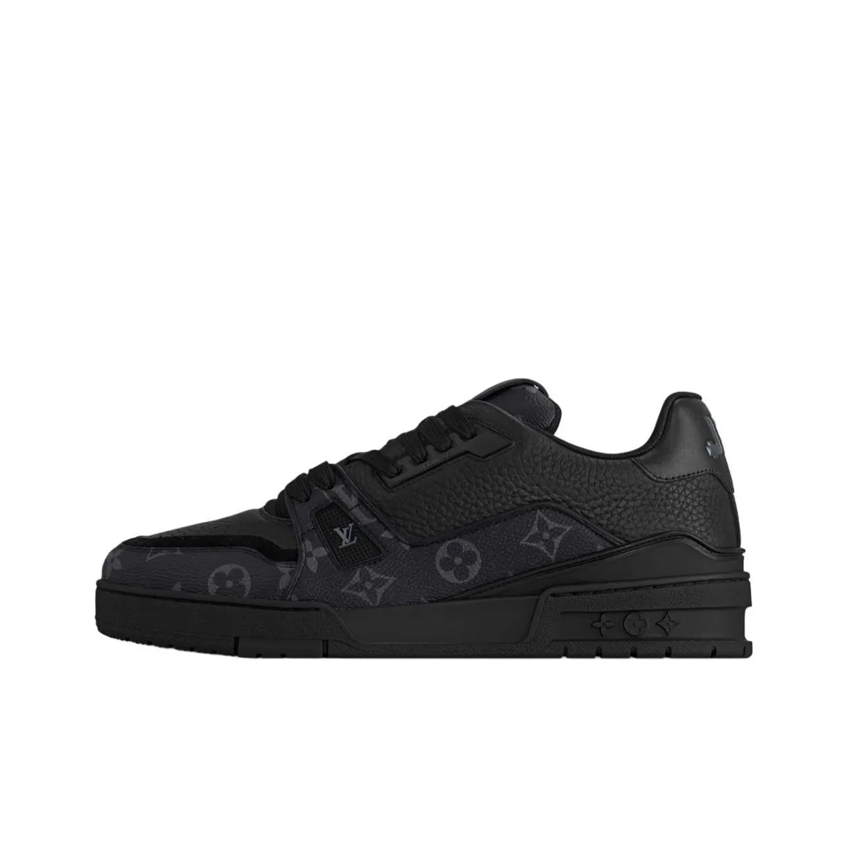Louis Vuitton LV Trainer #54 Signature Monogram Black Denim Sneaker